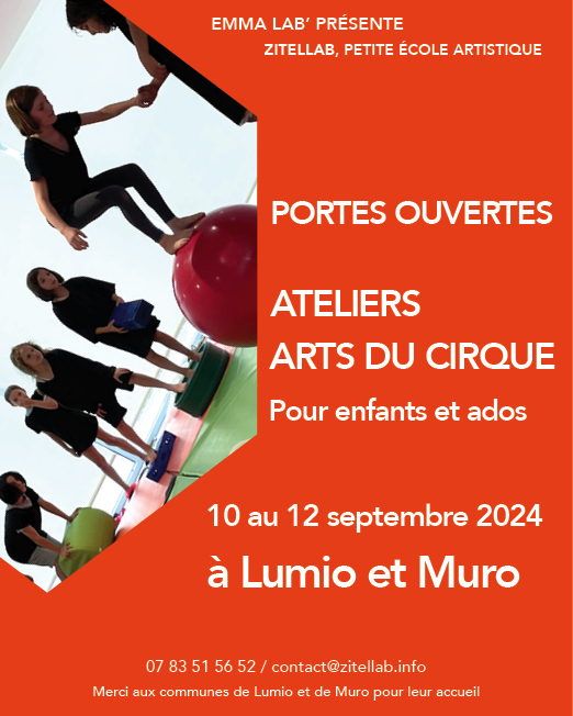 Association EMMA LAB’ : activités des Arts du Cirque