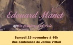 Conférence sur Edouard Manet - Spaziu Edmond SIMEONI le 23 novembre 2024